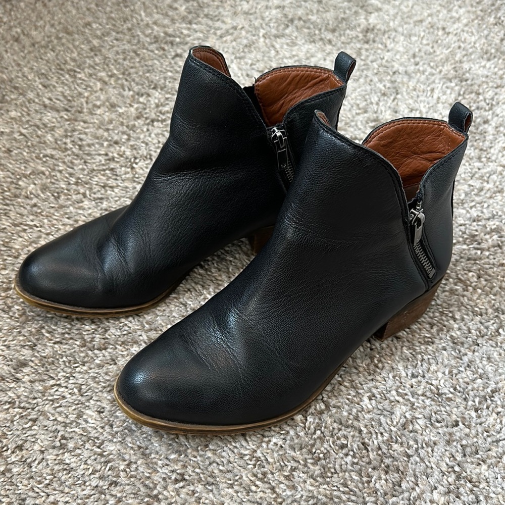 Black Lucky Brand Basel Bootie